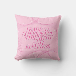 Confidence, Kindness, Spiritual, Inspirational Cushion