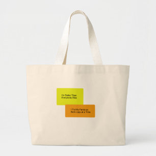 Confidence Large Tote Bag