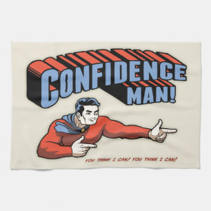 Confidence Man! Tea Towel