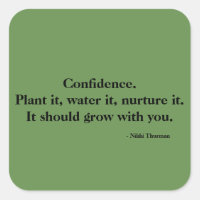 Confidence Sticker