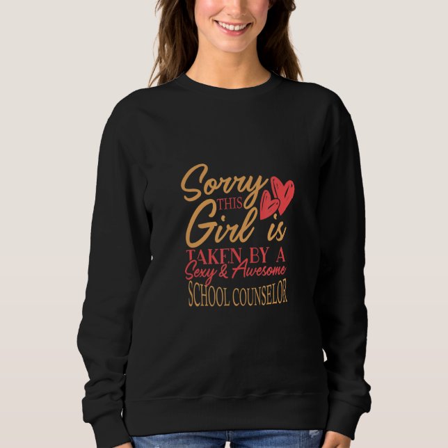 Confidence teacher, work job, husband, wife, sayin sweatshirt (Front)