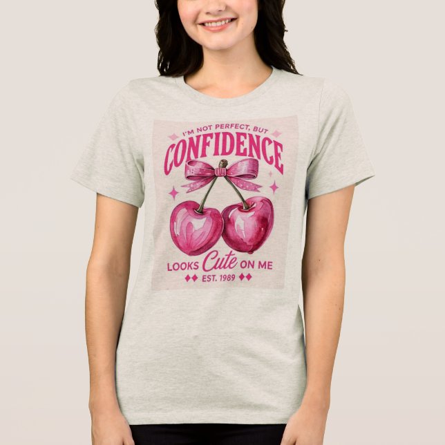 confidence Tri-Blend shirt (Front)