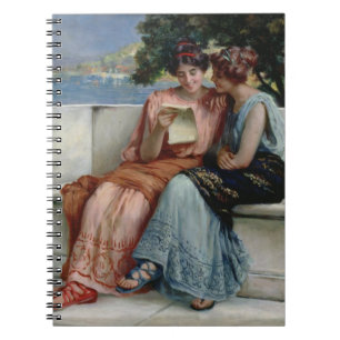 Confidences (oil on canvas) notebook