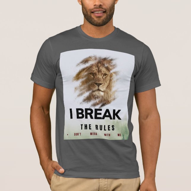 Confident & Bold Typography T-Shirt (Front)