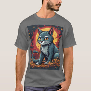 Confident Cat: Smile of Wisdom T-Shirt