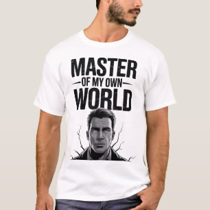Confident Man Poster with Motivational Quote T-Shirt