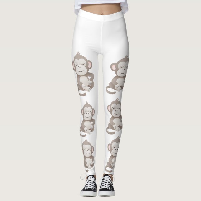 Confident Monkey – Everyday Comfort Leggings (Front)
