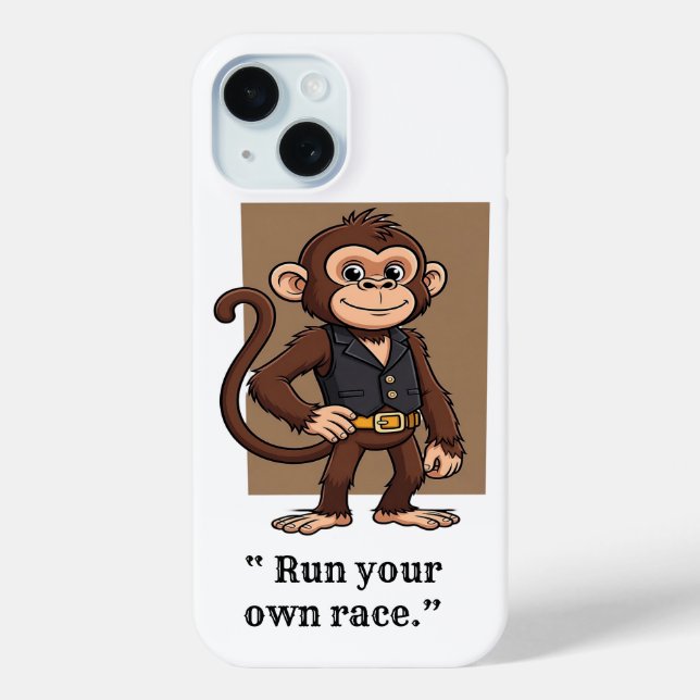 Confident Monkey– Simple Lifest iPhone / iPad case (Back)