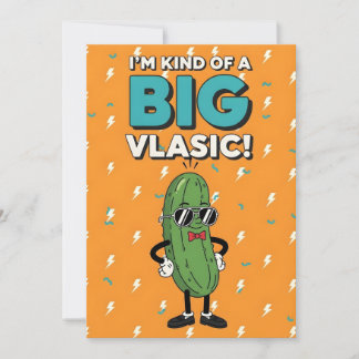 Confident Pickle Pun I’m Kind Of A Big Dill Thank You Card
