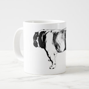Confident Stride, Morning Calm Large Coffee Mug
