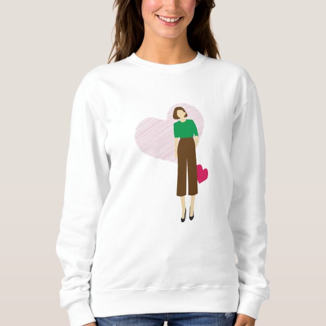 Confident Woman Graphic Tee – Empowerment Design (Front)