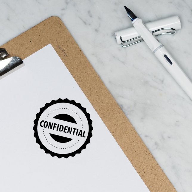 Confidential, Accountant, Small Business    Rubber Stamp (Creator Uploaded)