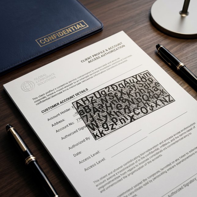 Confidential Document Security Self-inking Stamp (Creator Uploaded)