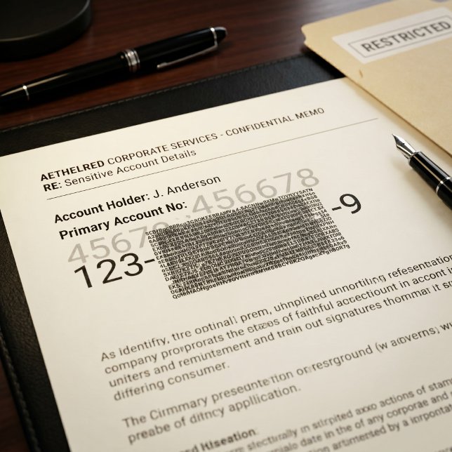 Confidential Document Security Self-inking Stamp (Creator Uploaded)