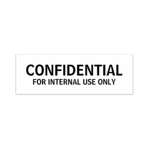 CONFIDENTIAL labels Self-inking Stamp