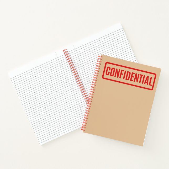 Confidential Notebook (Inside)