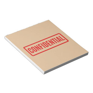 Confidential Notepad