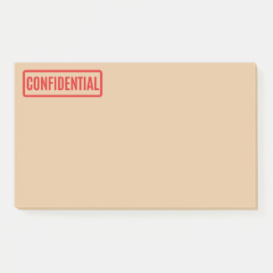 Confidential Post-it Notes