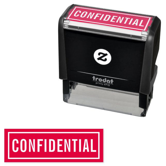 Confidential Self-inking Stamp (In Situ)