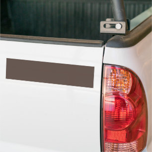 Confidently Against a Stylish Brown Wall Bumper Sticker