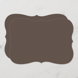 Confidently Against a Stylish Brown Wall Card