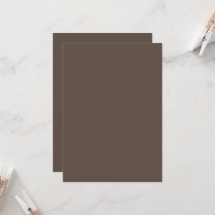 Confidently Against a Stylish Brown Wall Invitation