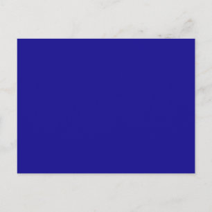 Confidently Clever Blue Colour Postcard