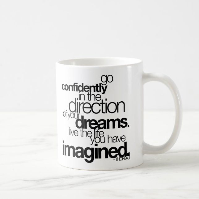 confidently-thoreau-stiles* coffee mug (Right)