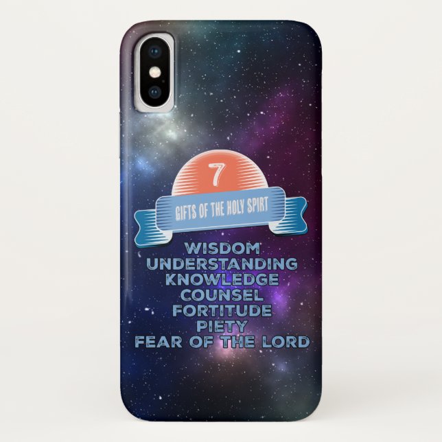 Confirmation 7 Gifts of the Holy Spirit Case-Mate iPhone Case (Back)