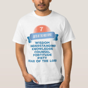 Confirmation 7 Gifts of the Holy Spirit T-Shirt