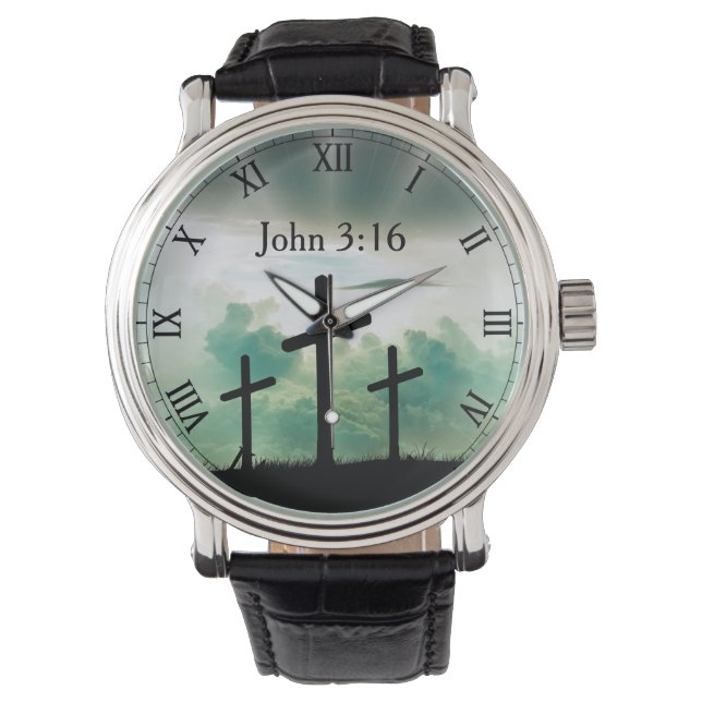 Confirmation Baptism Cross Watch (Front)