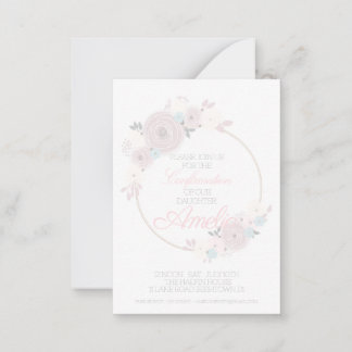 Confirmation Custom Invitation