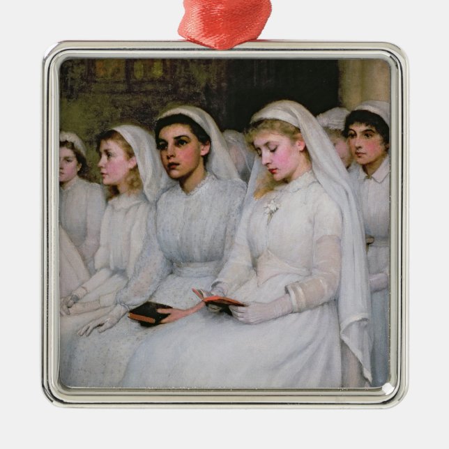 Confirmation Metal Tree Decoration (Front)