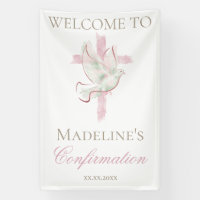 Confirmation pink cross