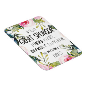 Confirmation Sponsor Gift Truly Great sponsor Magnet