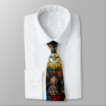 Confirmation Stained Glass Virgin Mary Holy Ghost Tie<br><div class="desc">This colourfully stained glass look tie with the Holy Spirit | Holy Ghost and the Virgin Mary would be an awesome  gift for anyone receiving the Sacrament of Confirmation or for any occasion!</div>