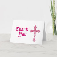 Confirmation Thank You Card