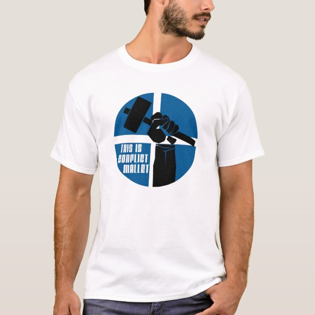 Conflict Mallet Logo T-Shirt (Front)