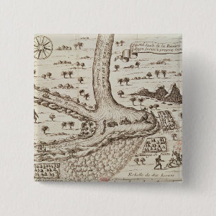 Confluence of the Niger 15 Cm Square Badge