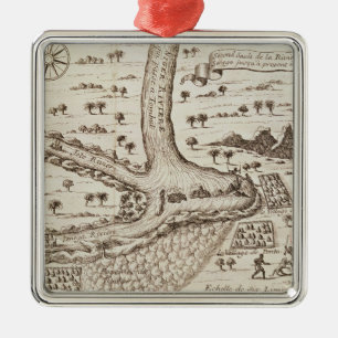 Confluence of the Niger Metal Tree Decoration