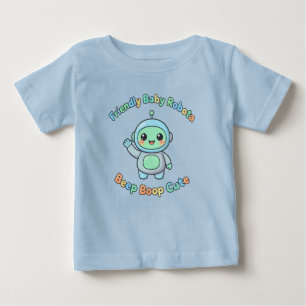 Confortable Cotton Robot Baby T-Shirt