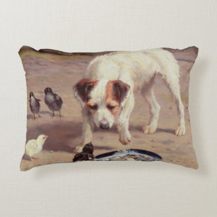 Confrontation Decorative Cushion