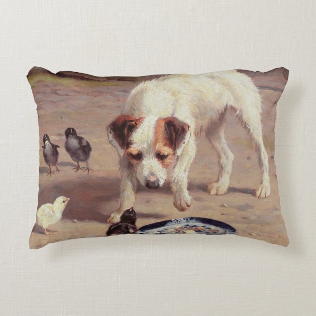 Confrontation Decorative Cushion (Front)
