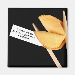 Confucius fortune cookie magnet