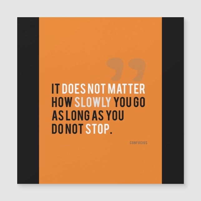 confucius motivational quote dreams aspirations (Front)