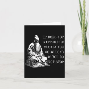 Confucius Motivational Quotes About Life  Card