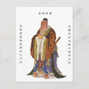 Confucius Postcard