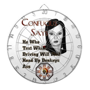 Confucius Says Dartboard