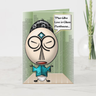 Confuscious Say #3 (Father's Day Card) Card