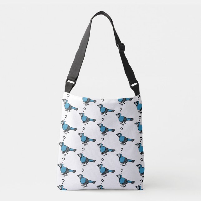 Confused Bird Crossbody Bag (Front)